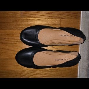 Lucky brand leather flats
